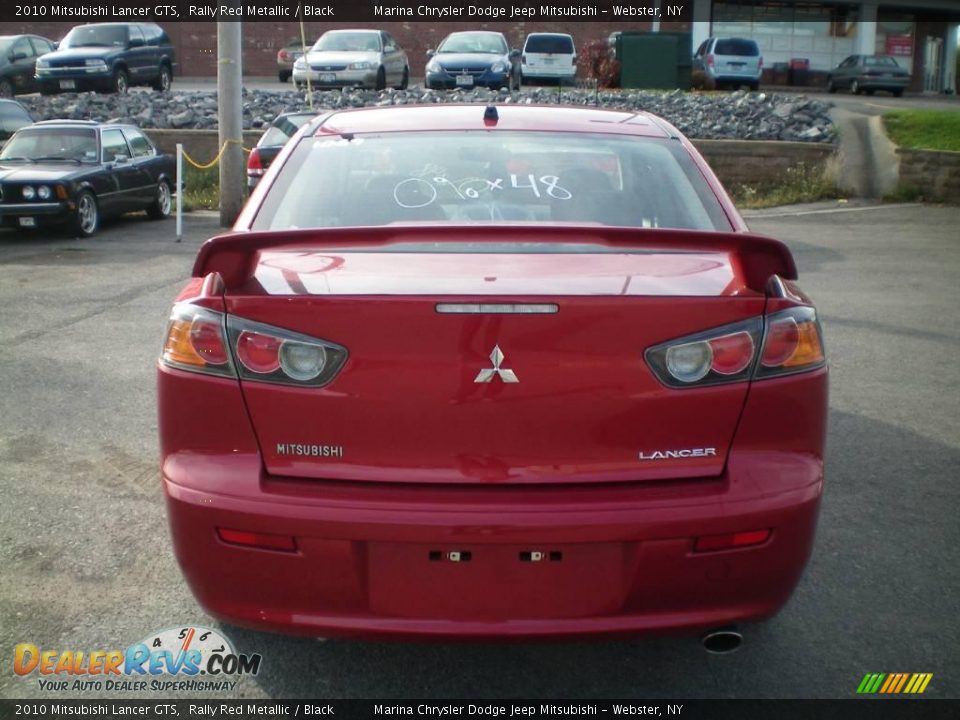 2010 Mitsubishi Lancer GTS Rally Red Metallic / Black Photo #9