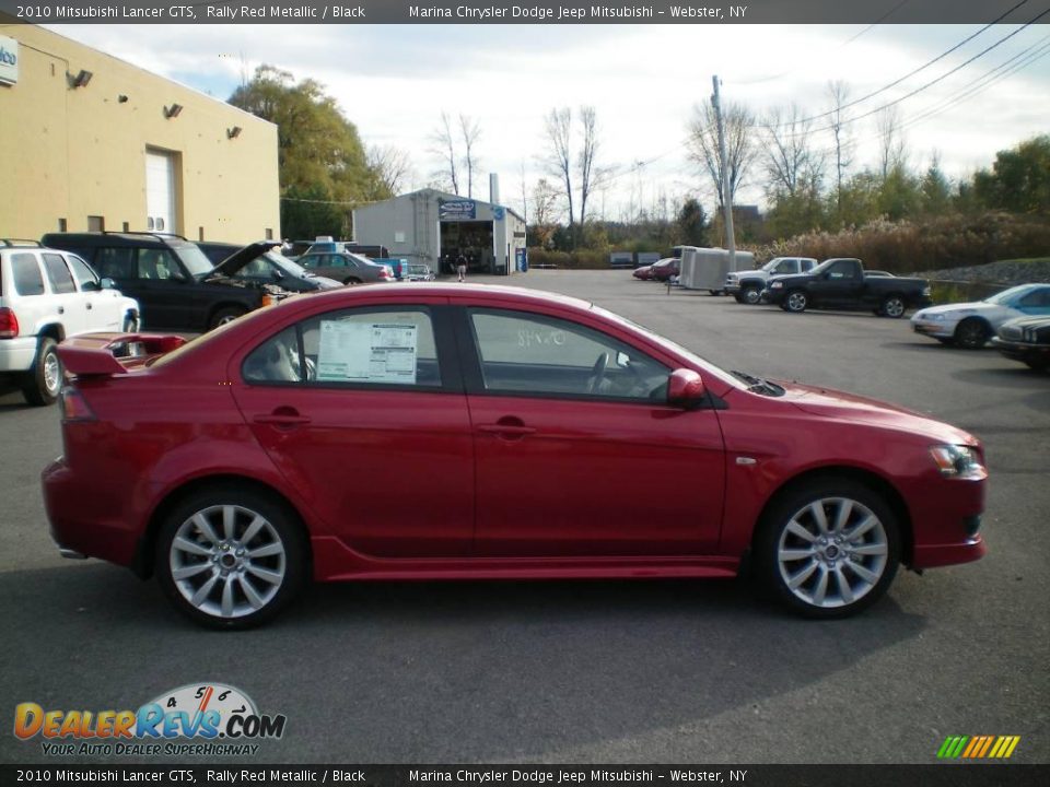 2010 Mitsubishi Lancer GTS Rally Red Metallic / Black Photo #11
