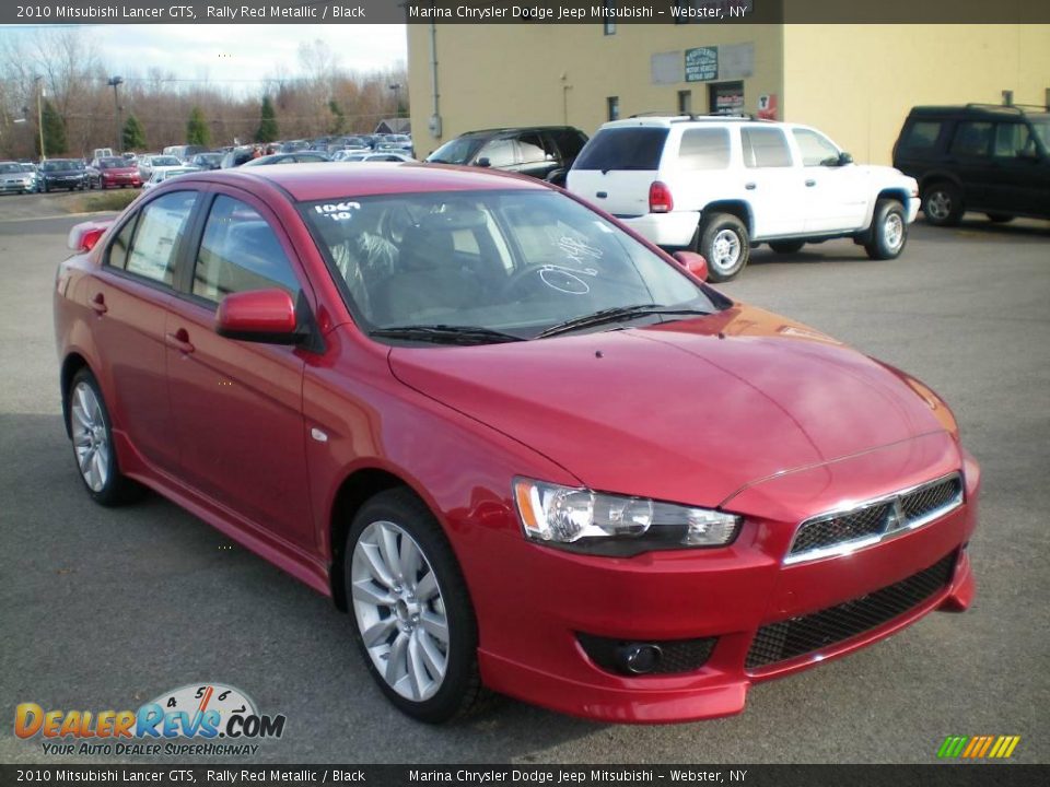 2010 Mitsubishi Lancer GTS Rally Red Metallic / Black Photo #12