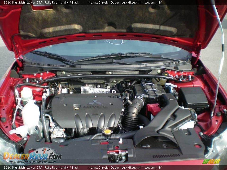 2010 Mitsubishi Lancer GTS Rally Red Metallic / Black Photo #15