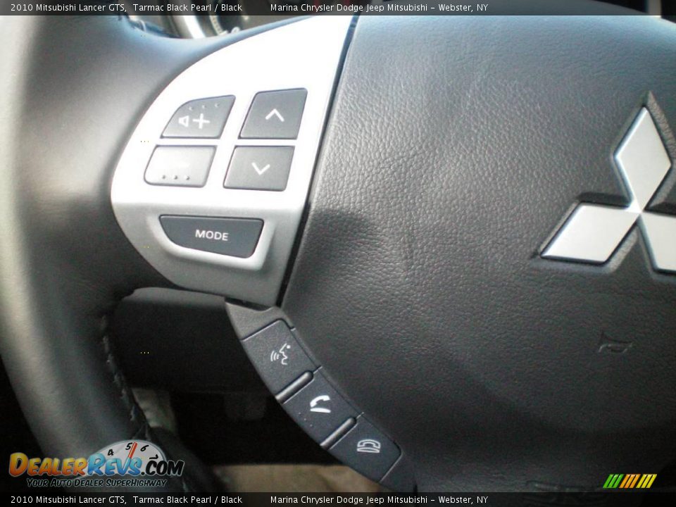 2010 Mitsubishi Lancer GTS Tarmac Black Pearl / Black Photo #4