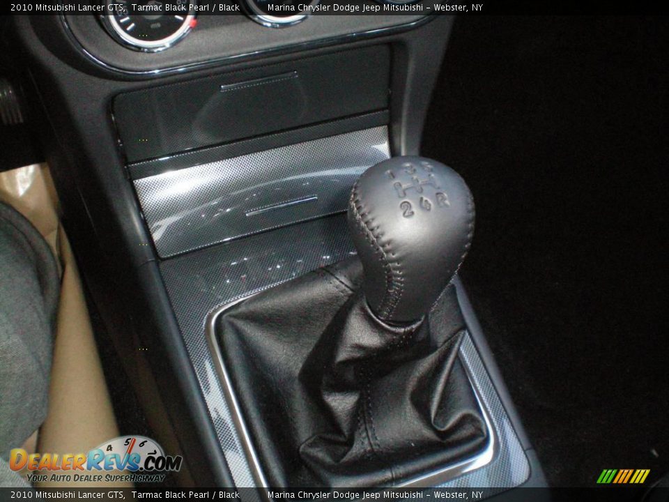 2010 Mitsubishi Lancer GTS Tarmac Black Pearl / Black Photo #5