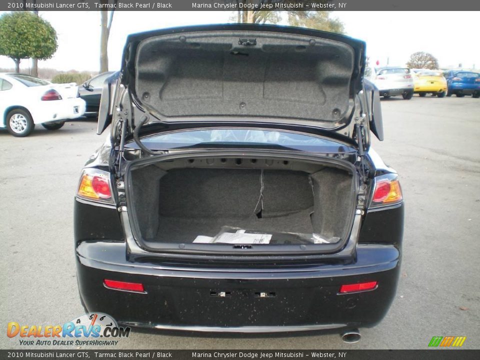 2010 Mitsubishi Lancer GTS Tarmac Black Pearl / Black Photo #18