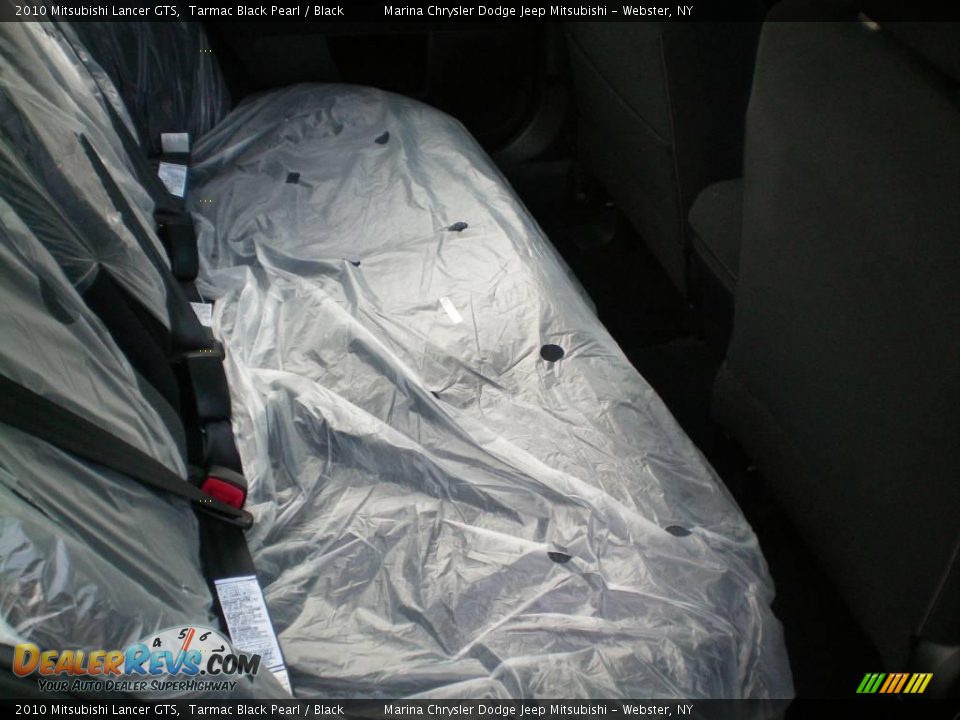 2010 Mitsubishi Lancer GTS Tarmac Black Pearl / Black Photo #20