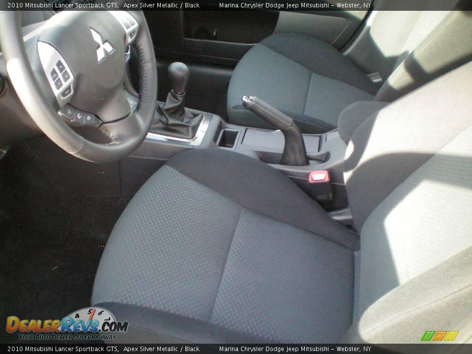 2010 Mitsubishi Lancer Sportback GTS Apex Silver Metallic / Black Photo #2