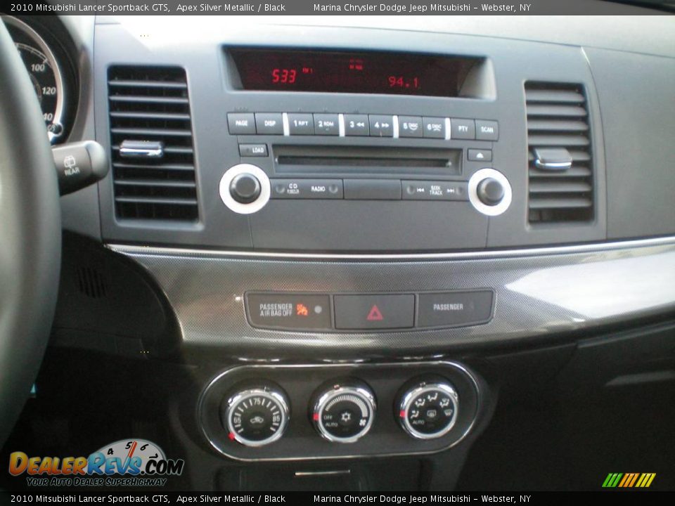 2010 Mitsubishi Lancer Sportback GTS Apex Silver Metallic / Black Photo #4