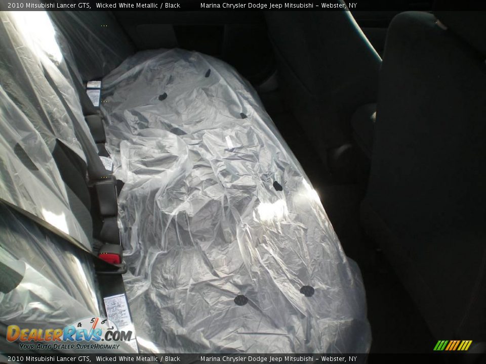 2010 Mitsubishi Lancer GTS Wicked White Metallic / Black Photo #21