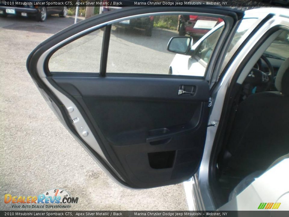 2010 Mitsubishi Lancer Sportback GTS Apex Silver Metallic / Black Photo #17