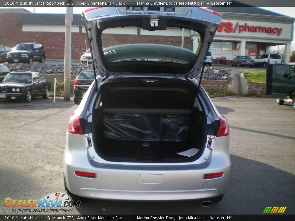 2010 Mitsubishi Lancer Sportback GTS Apex Silver Metallic / Black Photo #18