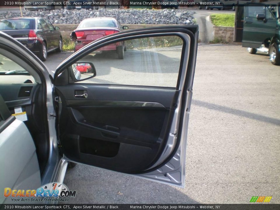 2010 Mitsubishi Lancer Sportback GTS Apex Silver Metallic / Black Photo #21