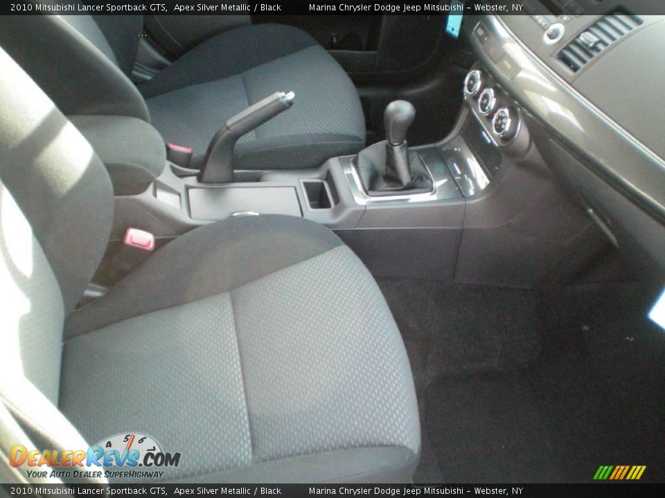 2010 Mitsubishi Lancer Sportback GTS Apex Silver Metallic / Black Photo #22