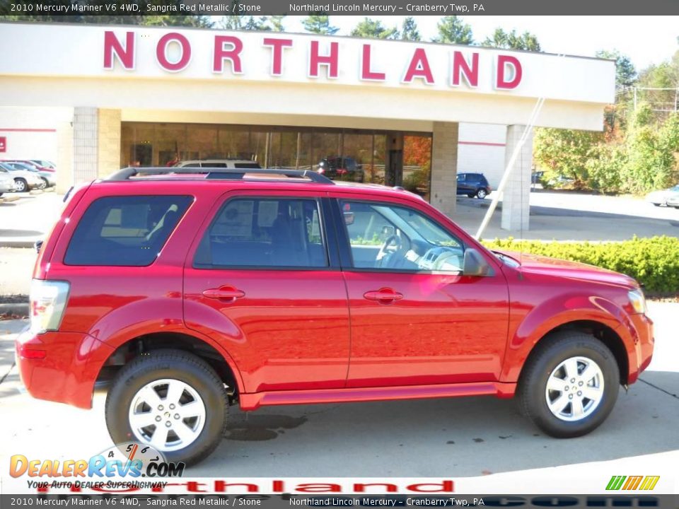 2010 Mercury Mariner V6 4WD Sangria Red Metallic / Stone Photo #1