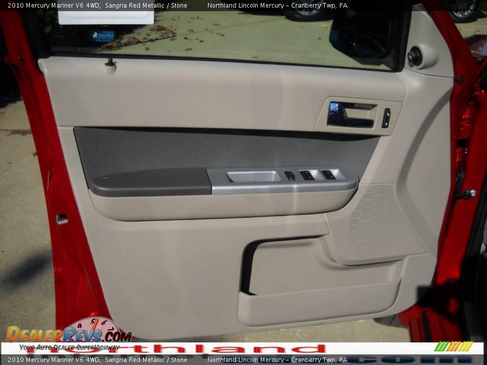 2010 Mercury Mariner V6 4WD Sangria Red Metallic / Stone Photo #6