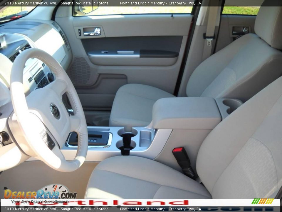 2010 Mercury Mariner V6 4WD Sangria Red Metallic / Stone Photo #8
