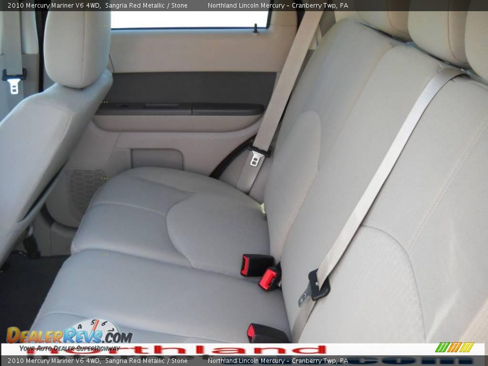 2010 Mercury Mariner V6 4WD Sangria Red Metallic / Stone Photo #12