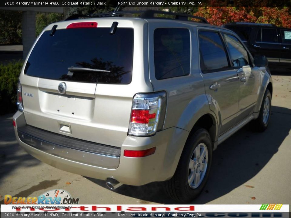 2010 Mercury Mariner I4 4WD Gold Leaf Metallic / Black Photo #2