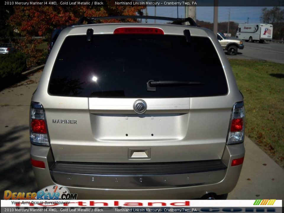 2010 Mercury Mariner I4 4WD Gold Leaf Metallic / Black Photo #3