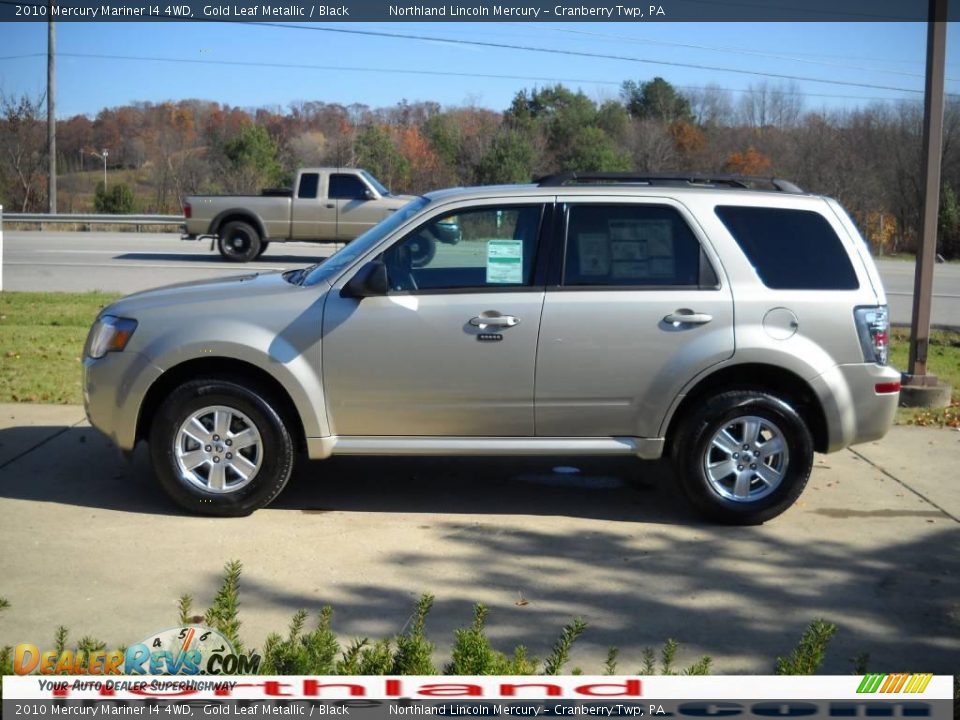 2010 Mercury Mariner I4 4WD Gold Leaf Metallic / Black Photo #5