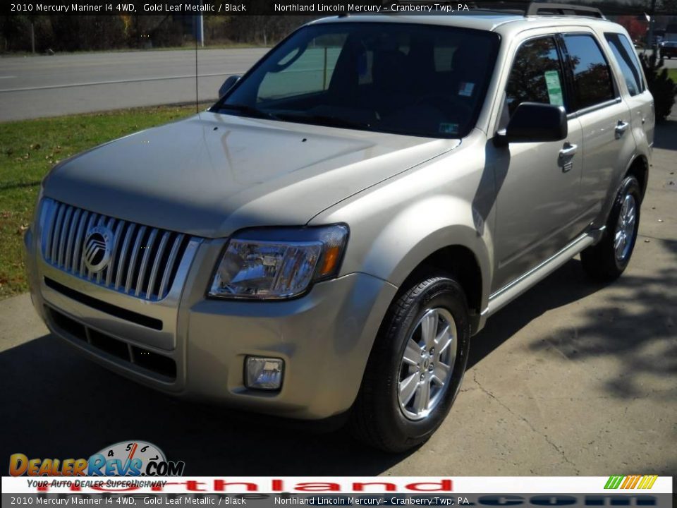 2010 Mercury Mariner I4 4WD Gold Leaf Metallic / Black Photo #13