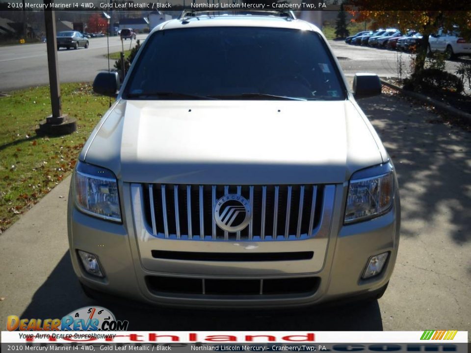 2010 Mercury Mariner I4 4WD Gold Leaf Metallic / Black Photo #14