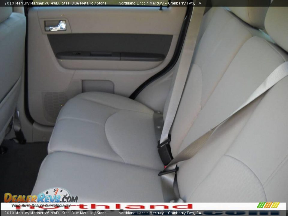 2010 Mercury Mariner V6 4WD Steel Blue Metallic / Stone Photo #11