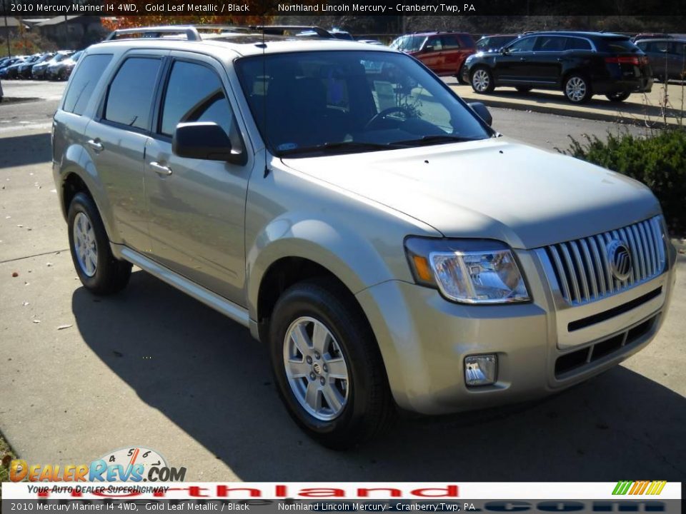 2010 Mercury Mariner I4 4WD Gold Leaf Metallic / Black Photo #15