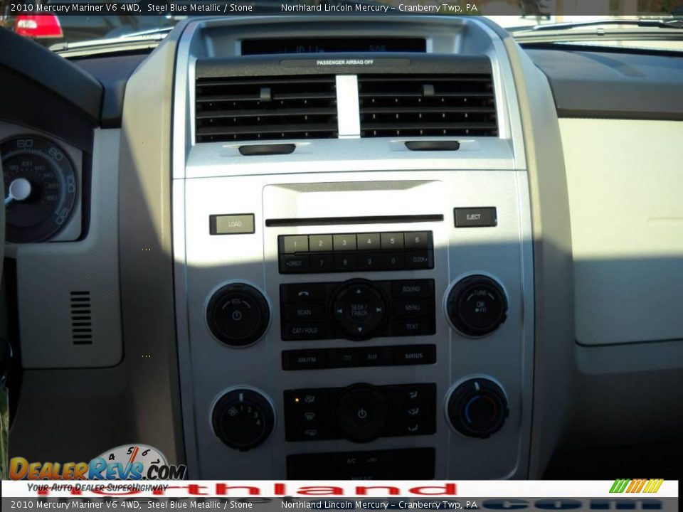 2010 Mercury Mariner V6 4WD Steel Blue Metallic / Stone Photo #17