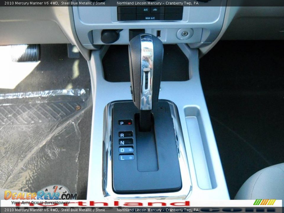 2010 Mercury Mariner V6 4WD Steel Blue Metallic / Stone Photo #18