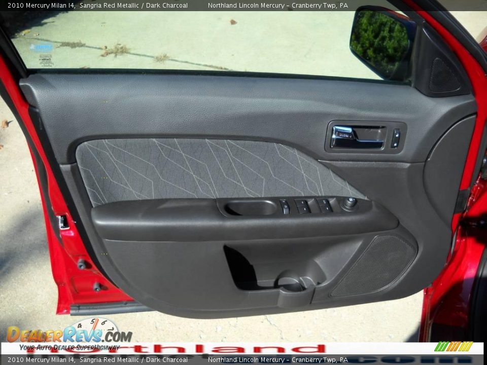 2010 Mercury Milan I4 Sangria Red Metallic / Dark Charcoal Photo #6