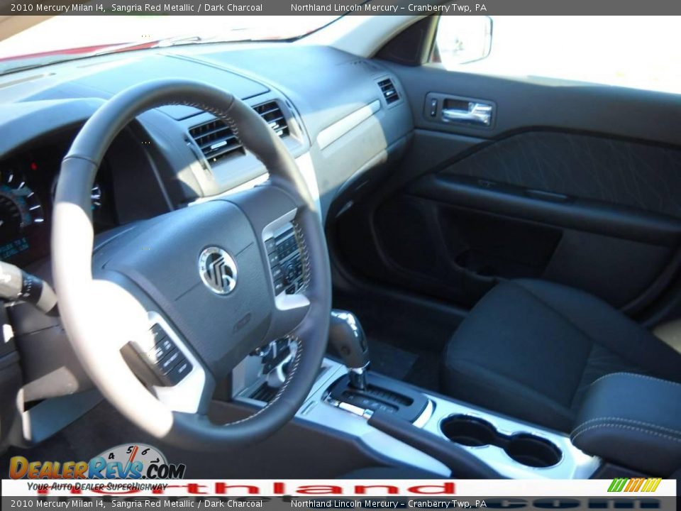 2010 Mercury Milan I4 Sangria Red Metallic / Dark Charcoal Photo #7