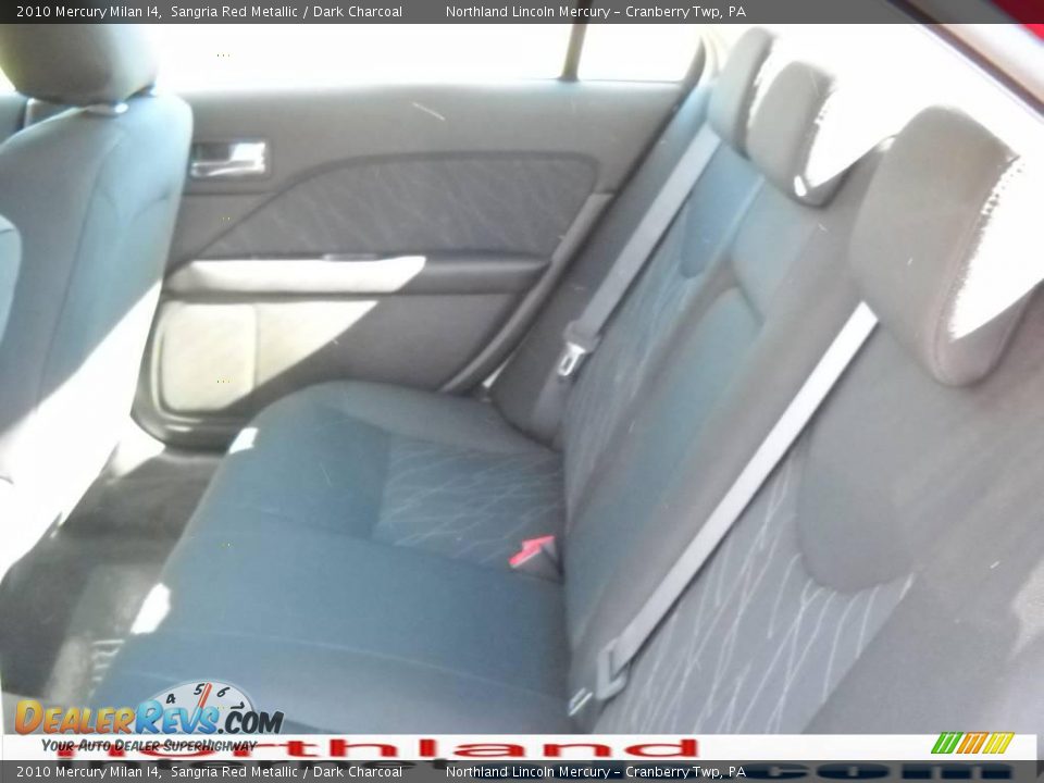 2010 Mercury Milan I4 Sangria Red Metallic / Dark Charcoal Photo #11