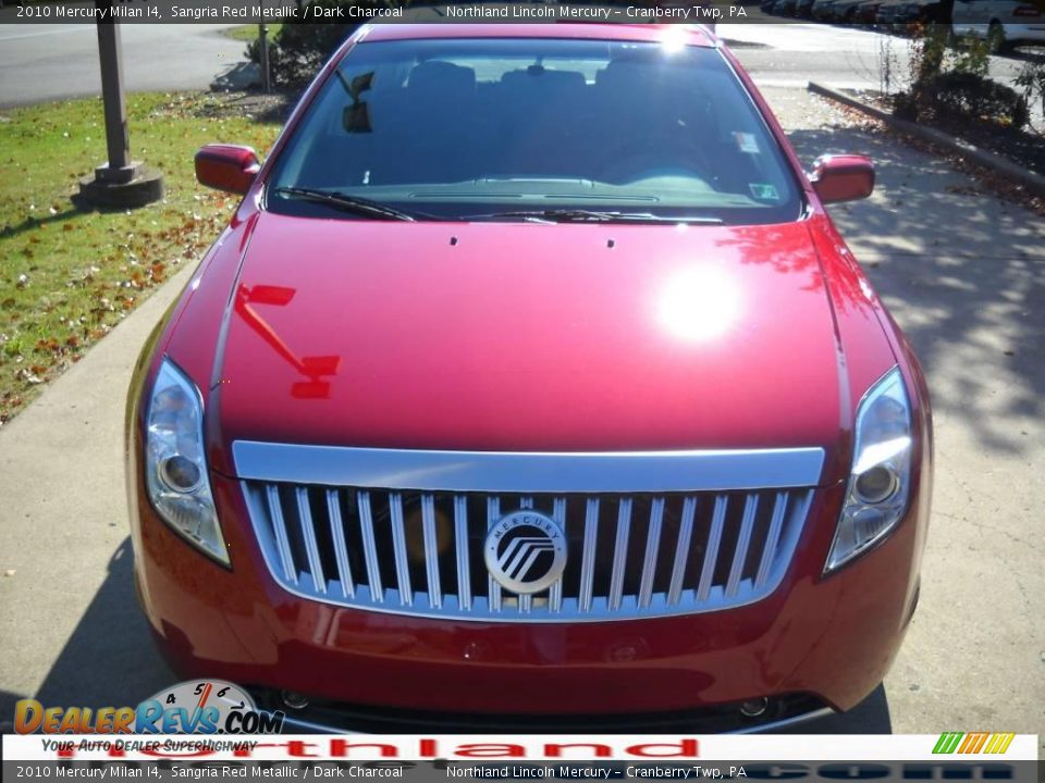 2010 Mercury Milan I4 Sangria Red Metallic / Dark Charcoal Photo #14