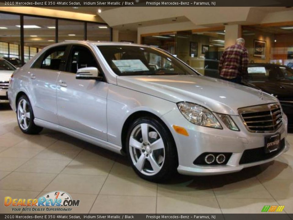 2010 Mercedes-Benz E 350 4Matic Sedan Iridium Silver Metallic / Black Photo #1