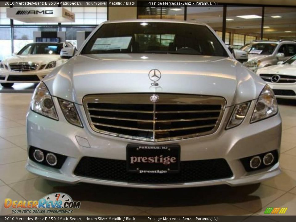 2010 Mercedes-Benz E 350 4Matic Sedan Iridium Silver Metallic / Black Photo #2