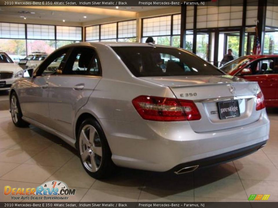 2010 Mercedes-Benz E 350 4Matic Sedan Iridium Silver Metallic / Black Photo #4