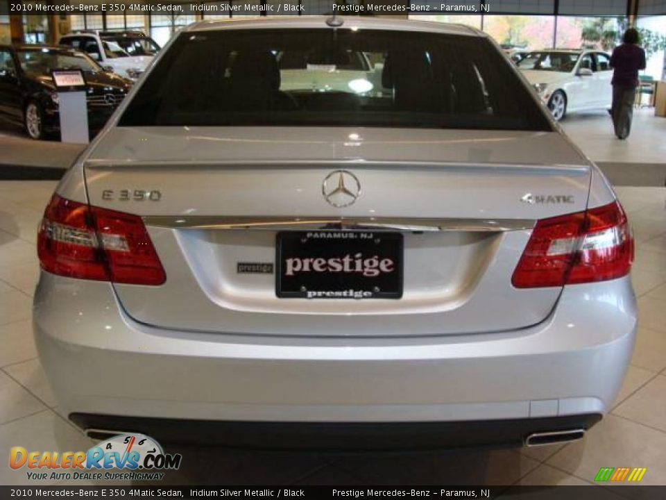 2010 Mercedes-Benz E 350 4Matic Sedan Iridium Silver Metallic / Black Photo #5