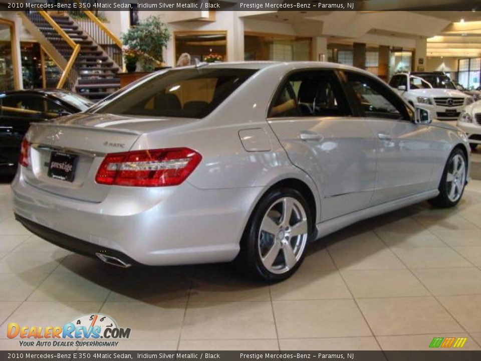 2010 Mercedes-Benz E 350 4Matic Sedan Iridium Silver Metallic / Black Photo #6