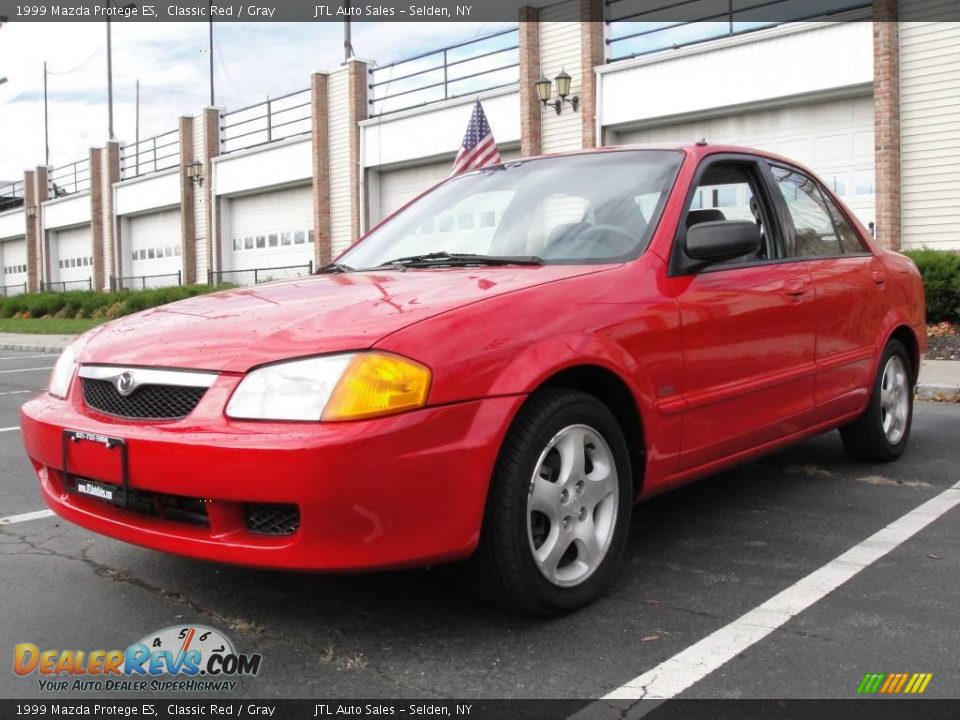 1999 Mazda Protege ES Classic Red / Gray Photo #1