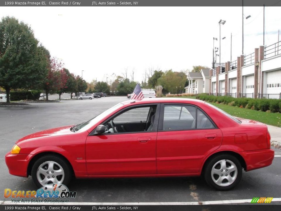 1999 Mazda Protege ES Classic Red / Gray Photo #3