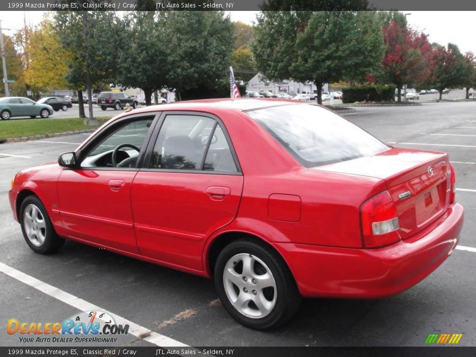 1999 Mazda Protege ES Classic Red / Gray Photo #4