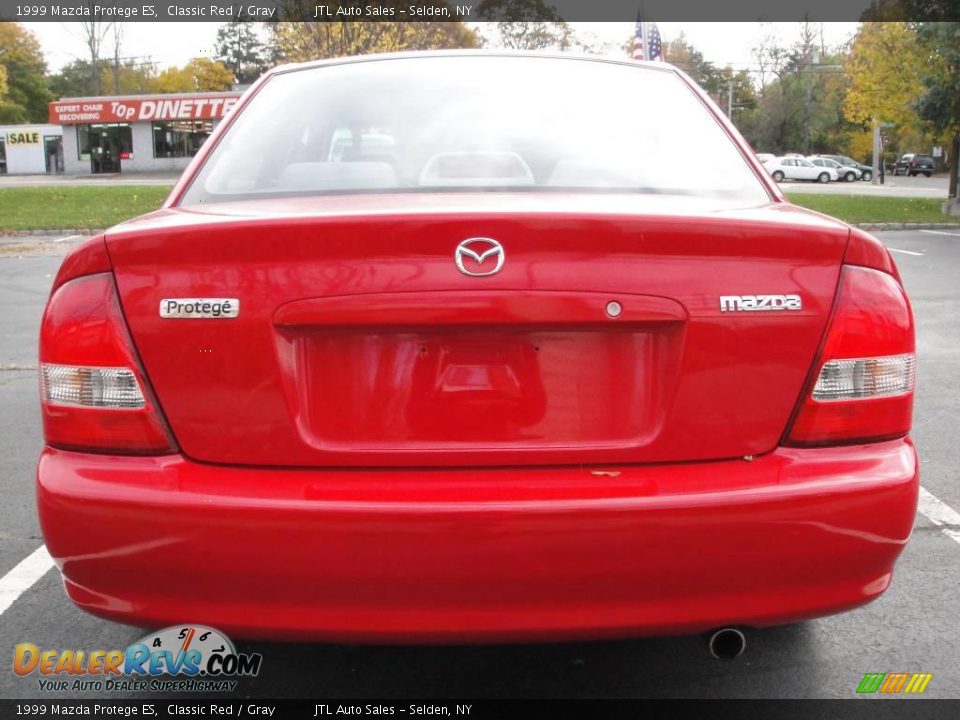 1999 Mazda Protege ES Classic Red / Gray Photo #5