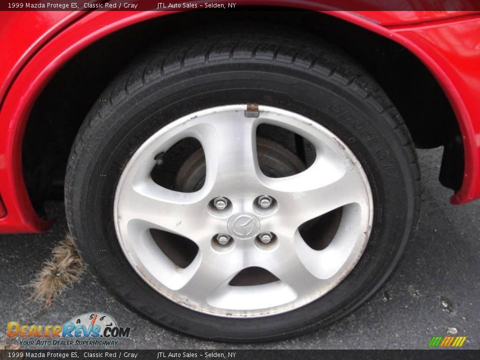 1999 Mazda Protege ES Classic Red / Gray Photo #9