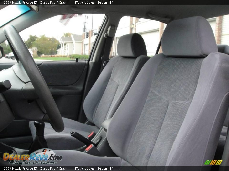 1999 Mazda Protege ES Classic Red / Gray Photo #11