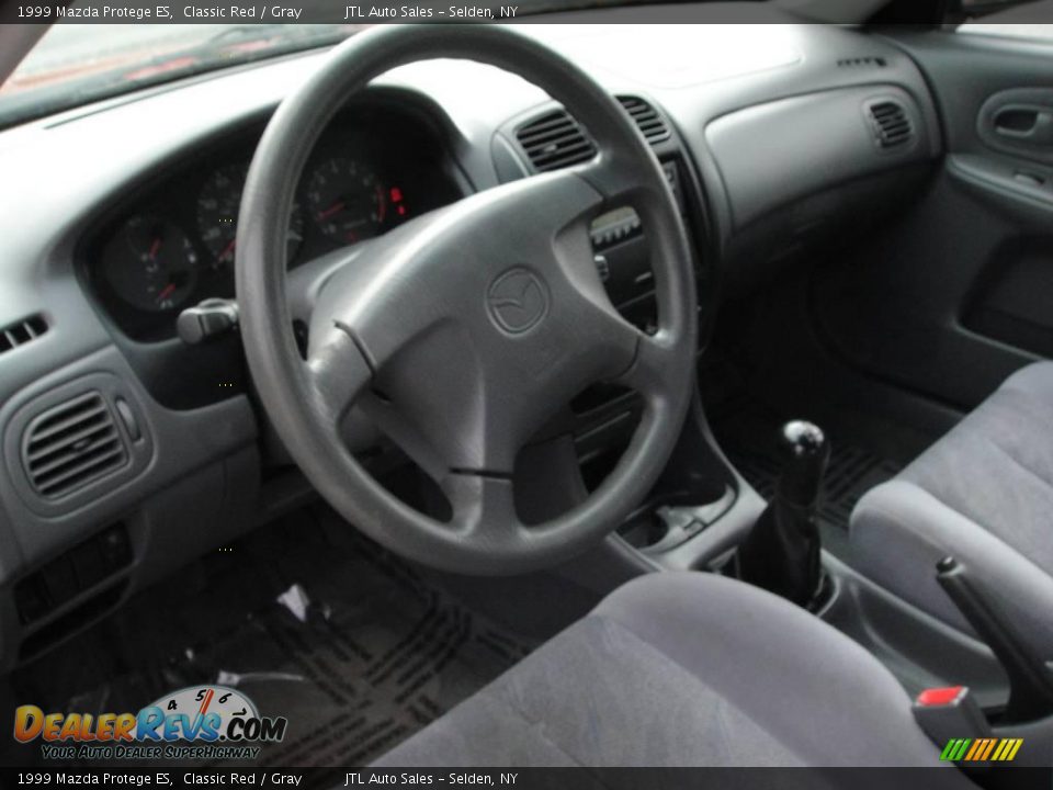 1999 Mazda Protege ES Classic Red / Gray Photo #12