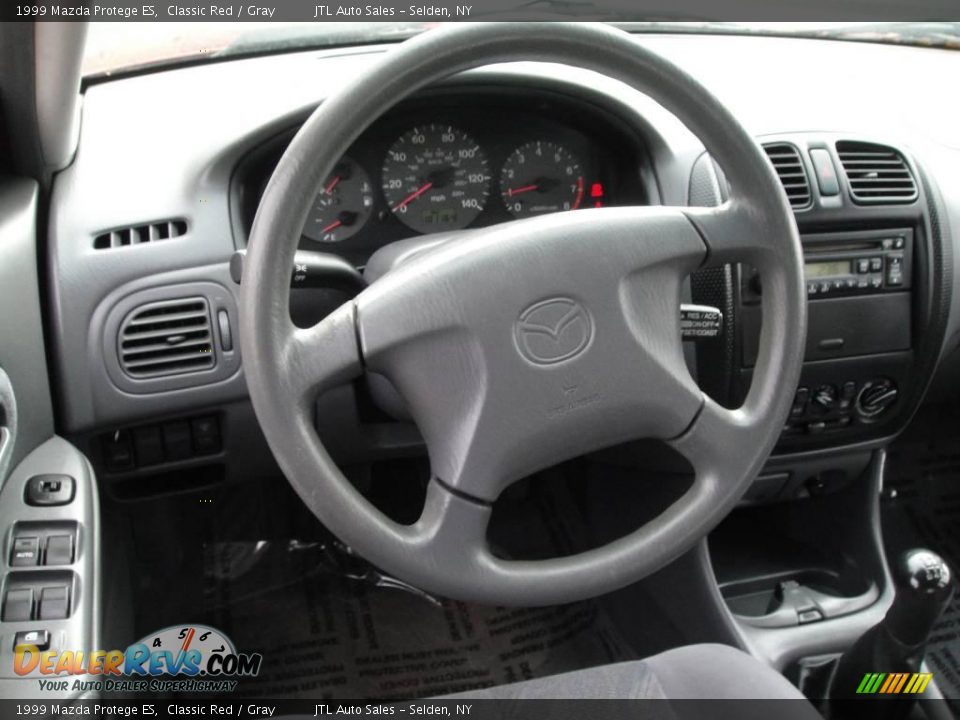 1999 Mazda Protege ES Classic Red / Gray Photo #13