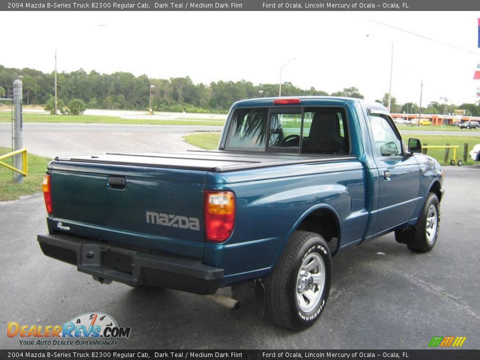 2004 Mazda B-Series Truck B2300 Regular Cab Dark Teal / Medium Dark Flint Photo #3