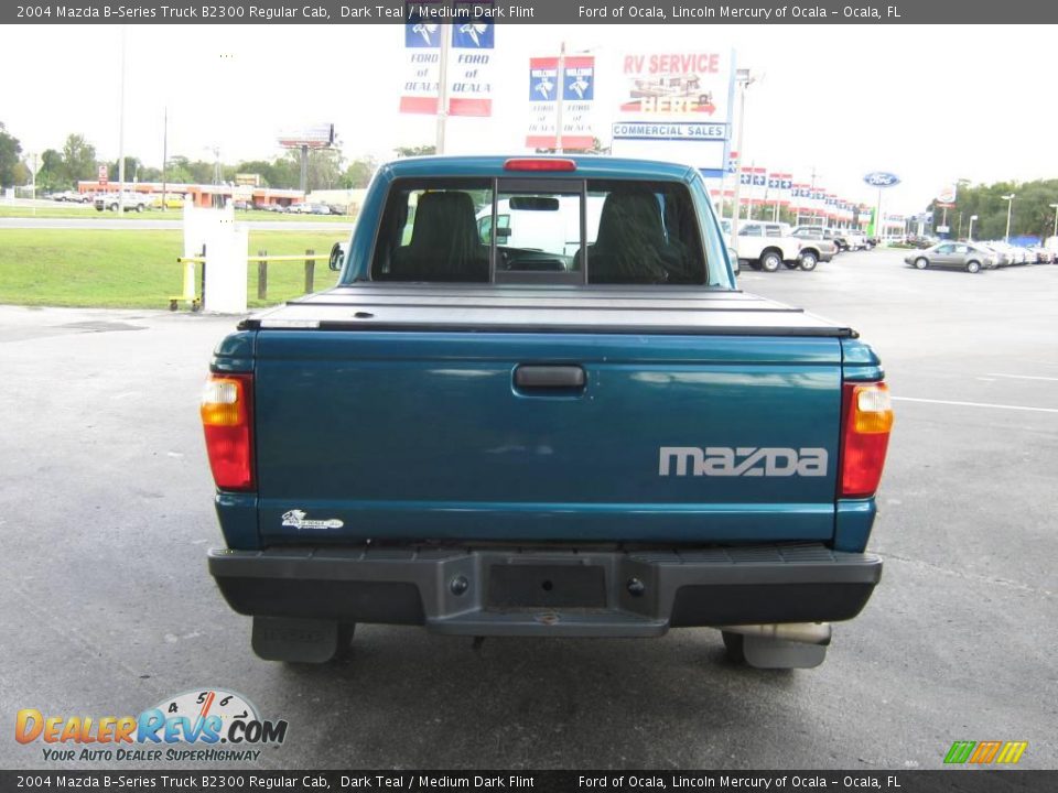 2004 Mazda B-Series Truck B2300 Regular Cab Dark Teal / Medium Dark Flint Photo #4