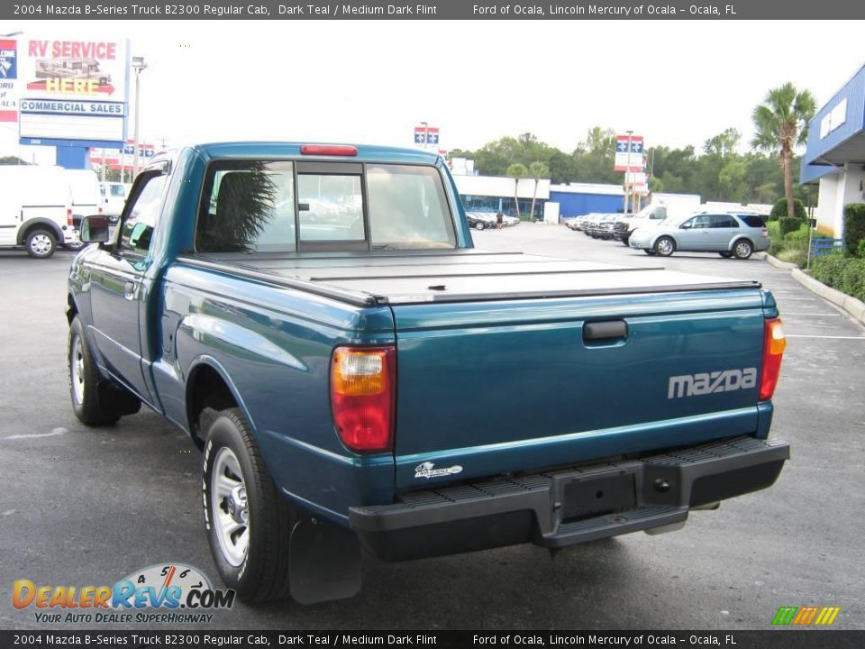 2004 Mazda B-Series Truck B2300 Regular Cab Dark Teal / Medium Dark Flint Photo #5
