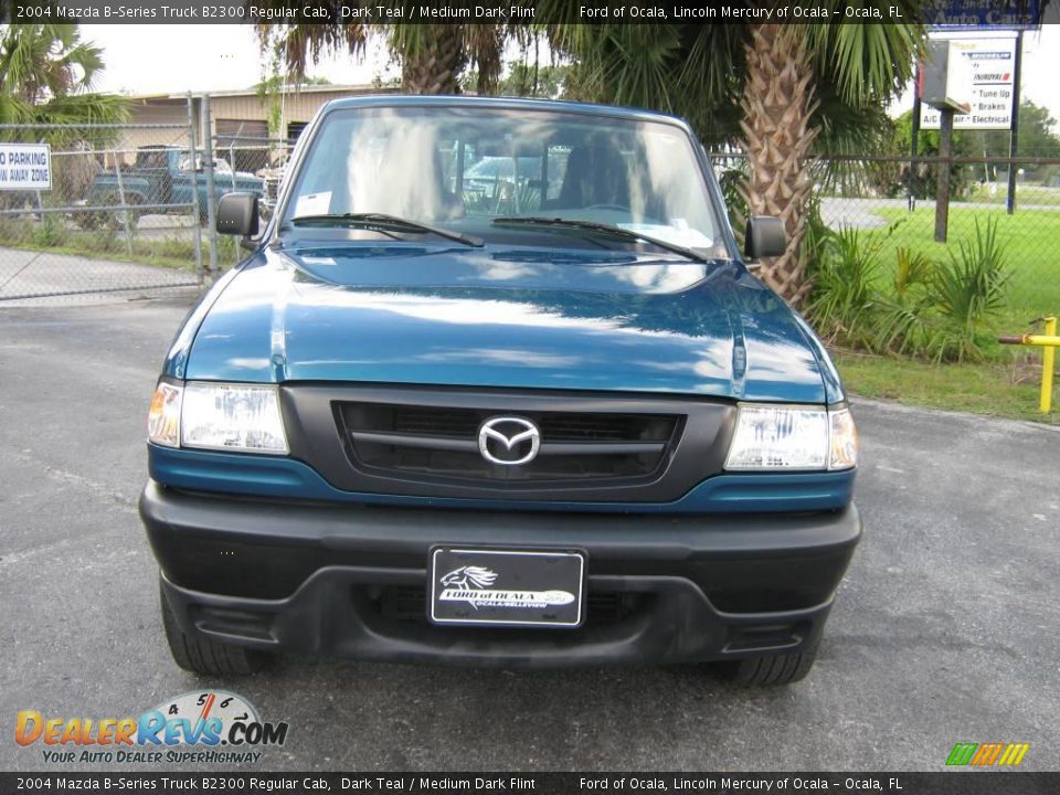 2004 Mazda B-Series Truck B2300 Regular Cab Dark Teal / Medium Dark Flint Photo #8