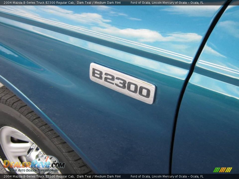 2004 Mazda B-Series Truck B2300 Regular Cab Dark Teal / Medium Dark Flint Photo #12
